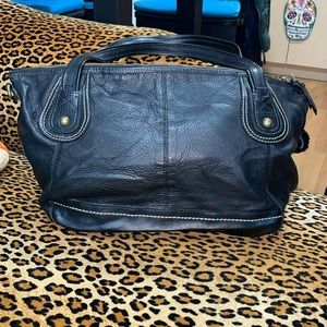 The Sak Black leather bag